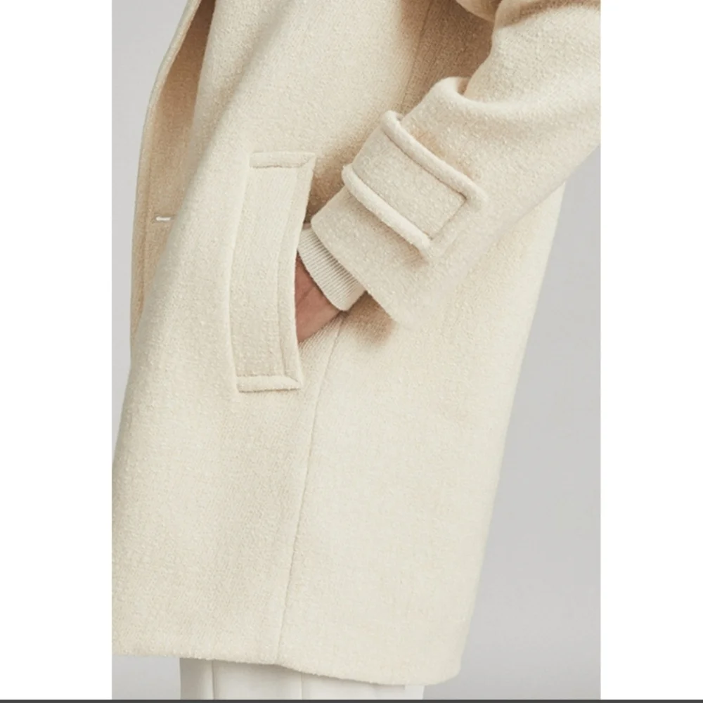 1 Left! NWT REISS | Skye Wool Blend Coat - Picture 8 of 12